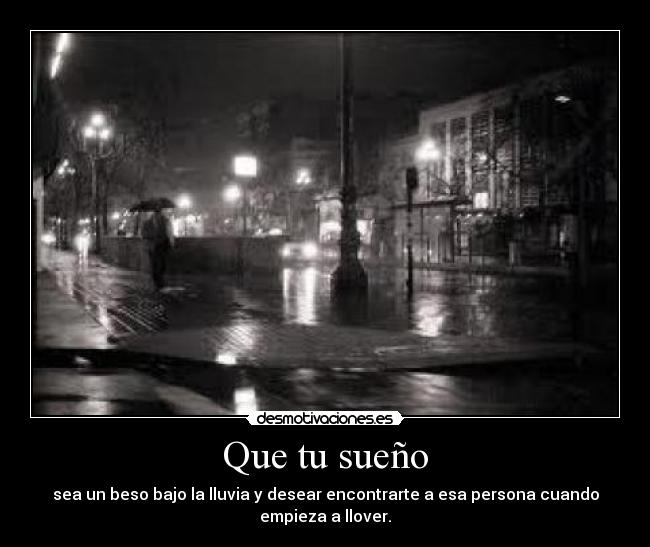 Que tu sueño -