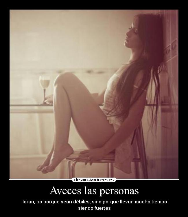 Aveces las personas - 