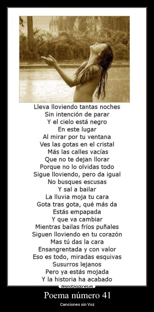 Poema número 41 -