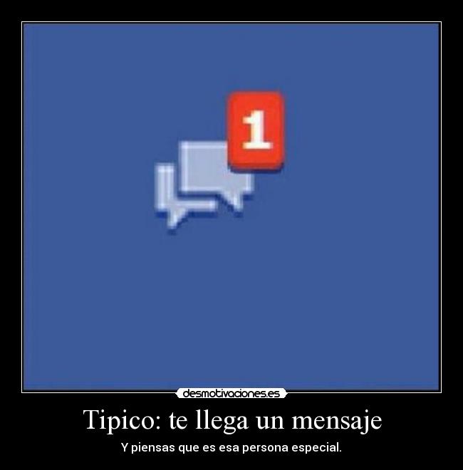 Tipico: te llega un mensaje -