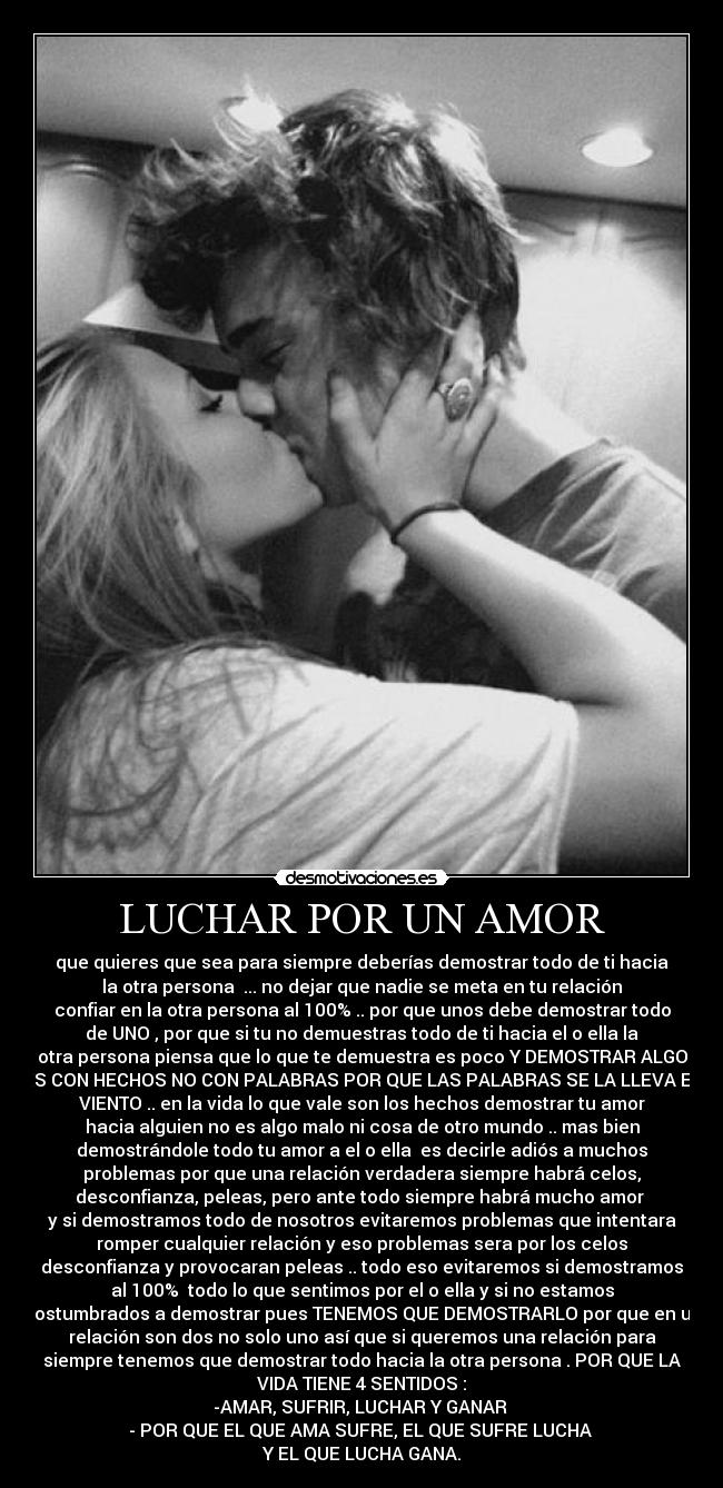 LUCHAR POR UN AMOR -