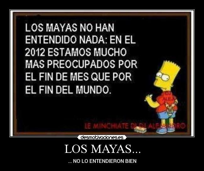 LOS MAYAS... - 