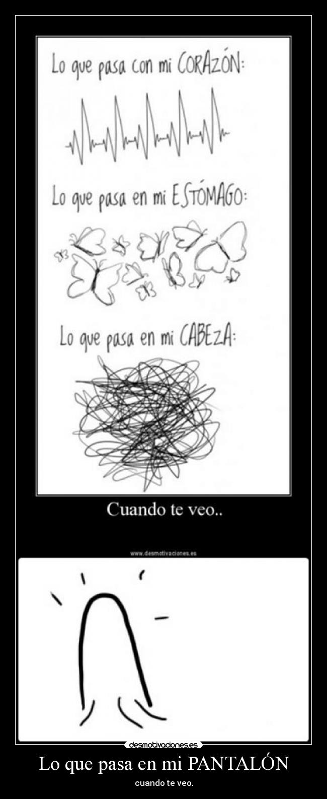 Lo que pasa en mi PANTALÓN - cuando te veo.