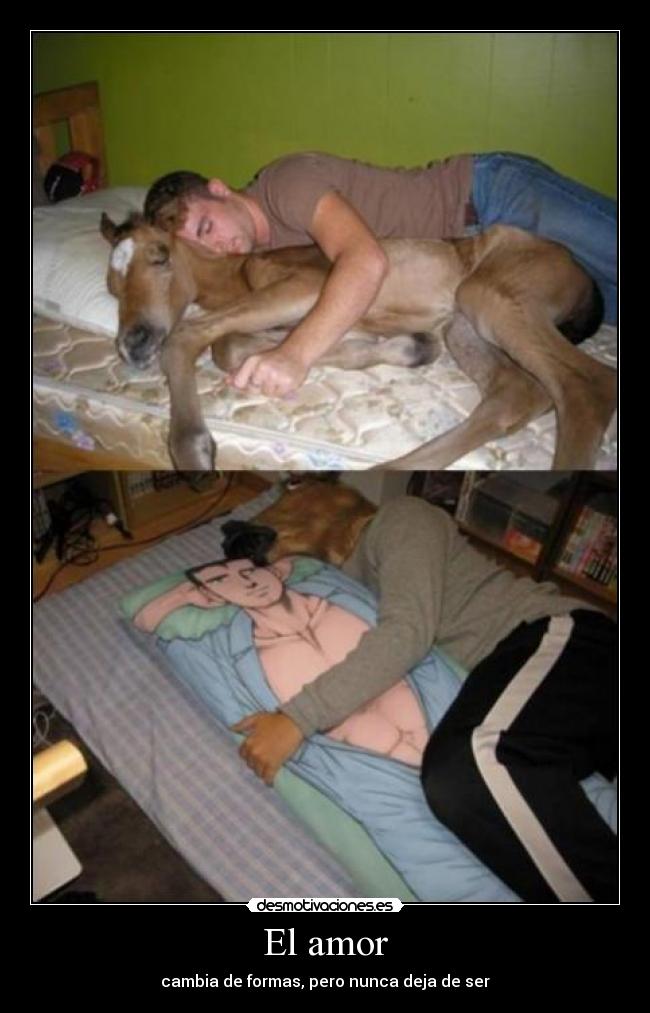 El amor - cambia de formas, pero nunca deja de ser