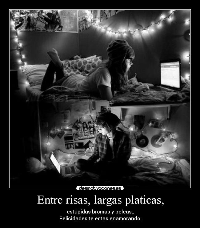 Entre risas, largas platicas, - 