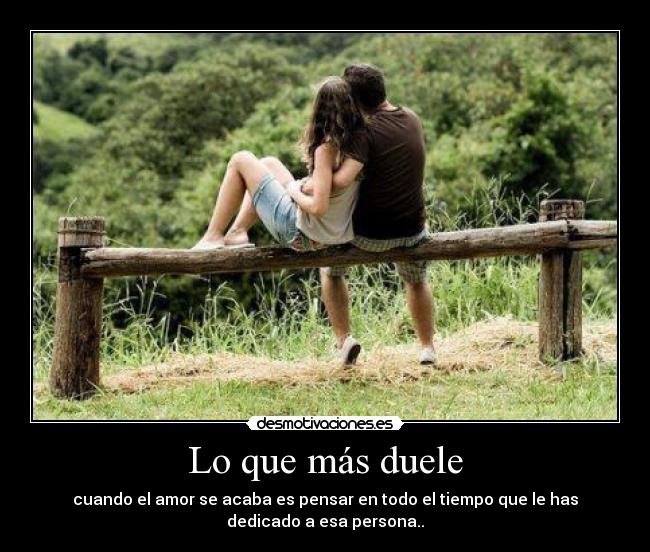 Lo que más duele - 