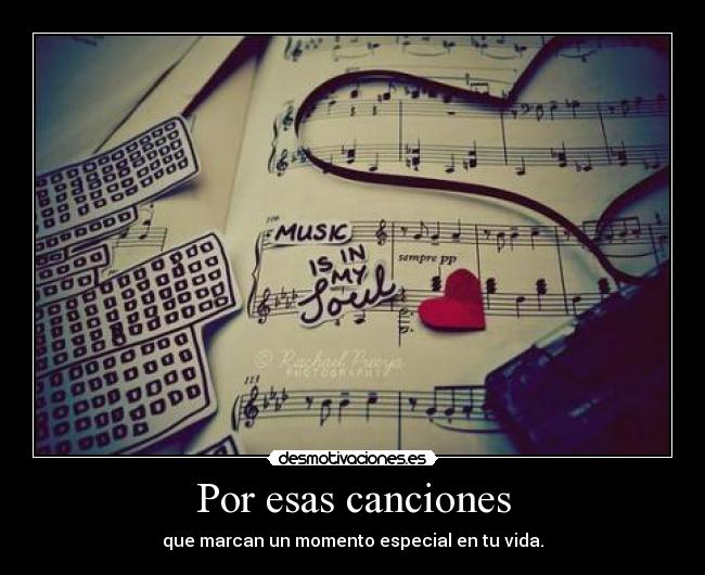 Por esas canciones -