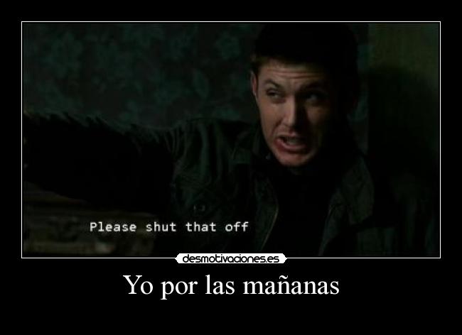 Yo por las mañanas -