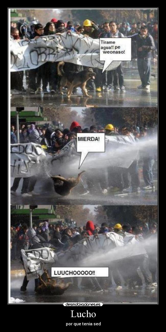 Lucho - por que tenia sed