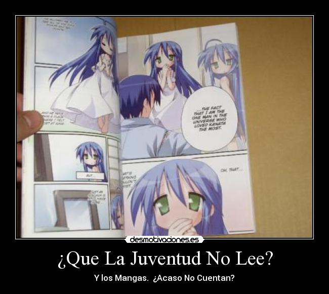 ¿Que La Juventud No Lee? - Y los Mangas. ¿Acaso No Cuentan?