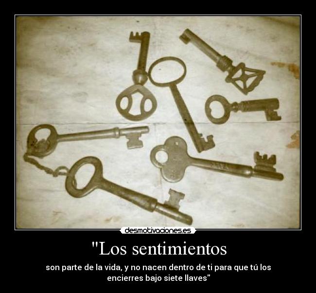 Los sentimientos -