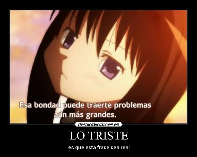 LO TRISTE -