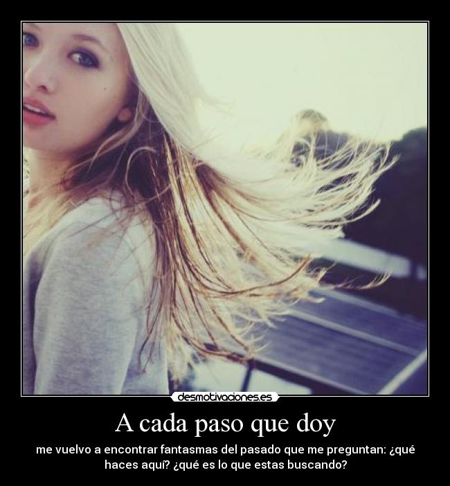 A cada paso que doy - 