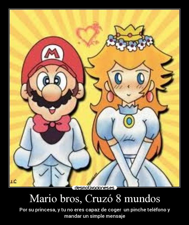 Mario bros, Cruzó 8 mundos -