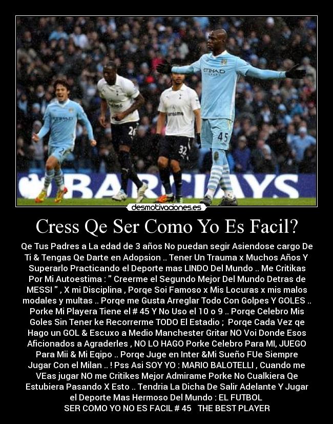 Cress Qe Ser Como Yo Es Facil? -