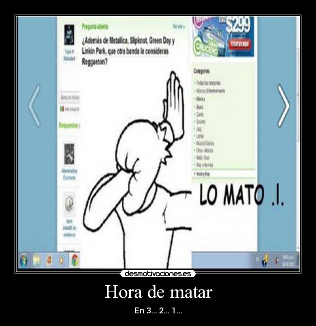 Hora de matar - En 3... 2... 1...