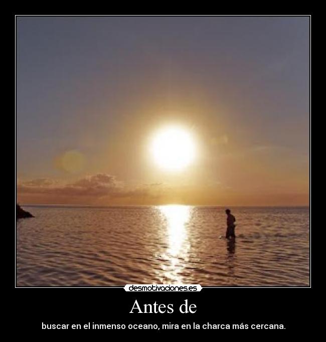 Antes de -