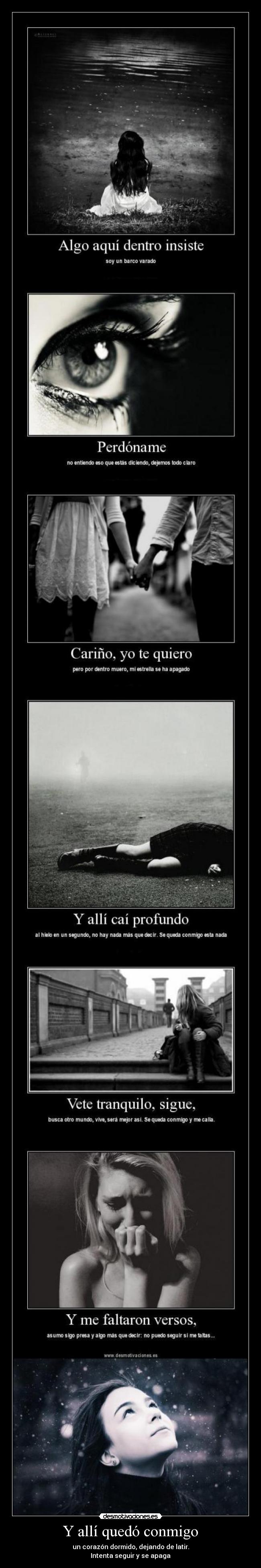 Y allí quedó conmigo - 