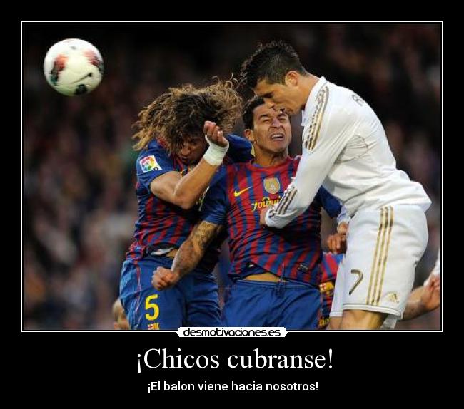 ¡Chicos cubranse! - 