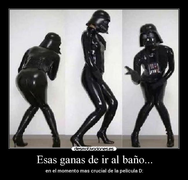 Esas ganas de ir al baño... - 