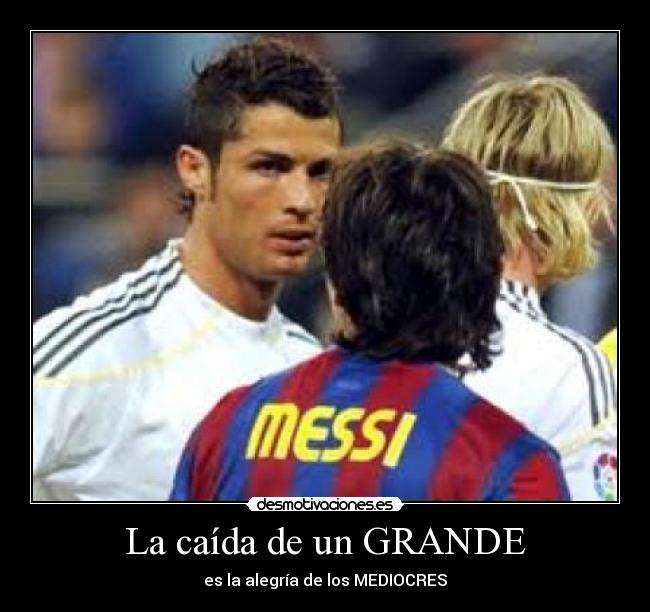 La caída de un GRANDE - es la alegría de los MEDIOCRES