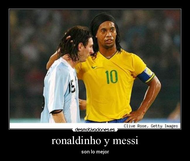 ronaldinho y messi - 