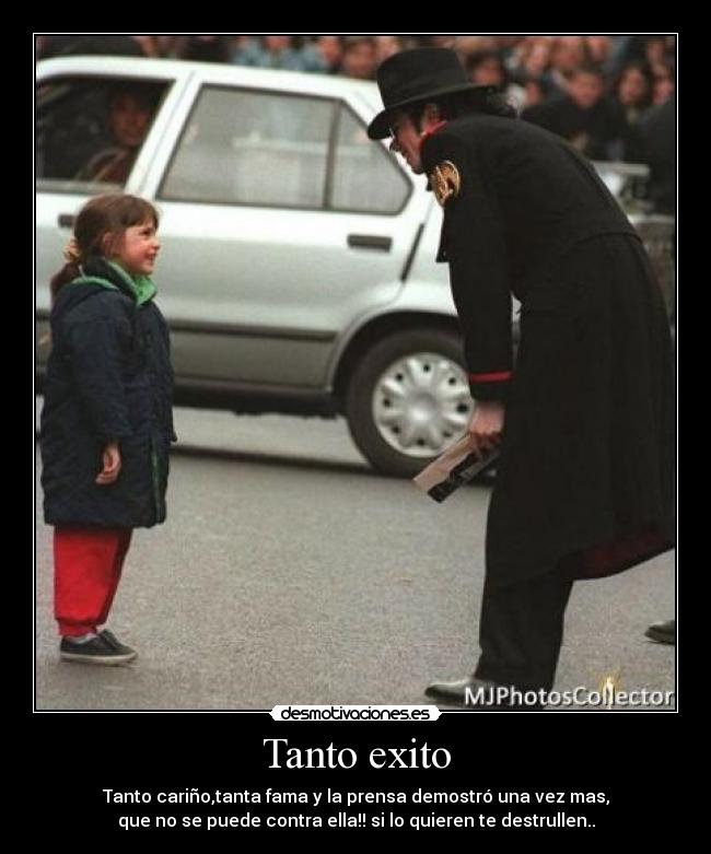 Tanto exito - Tanto cariño,tanta fama y la prensa demostró una vez mas,
que no se puede contra ella!! si lo quieren te destrullen..