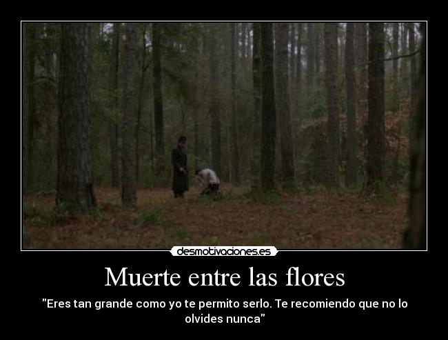 Muerte entre las flores -