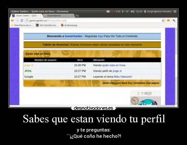 carteles perfil desmotivaciones