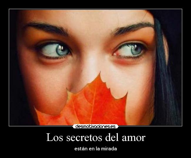 Los secretos del amor - están en la mirada