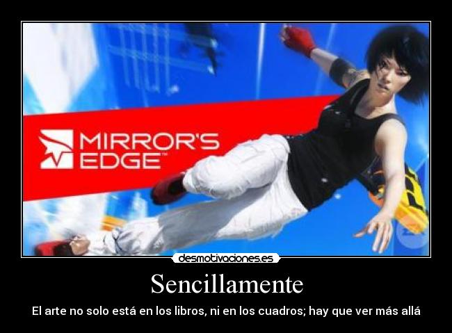 carteles mirrors edge juegazo desmotivaciones