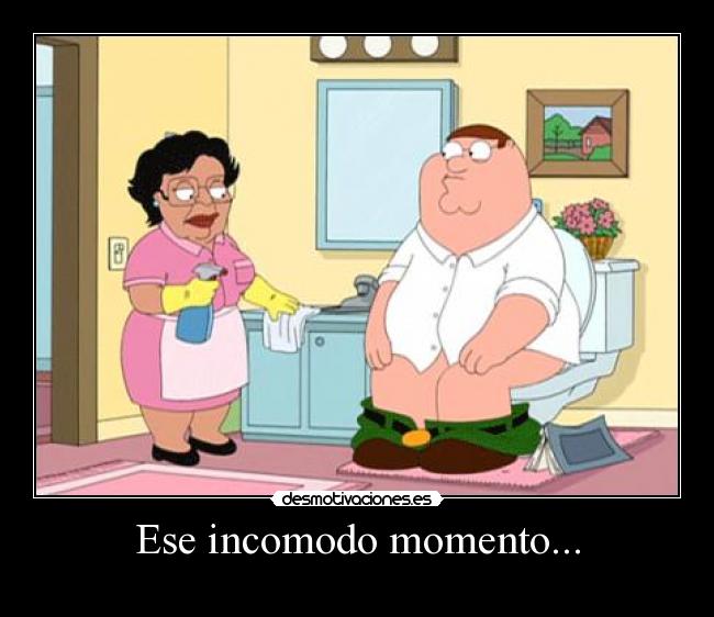 Ese incomodo momento... - 