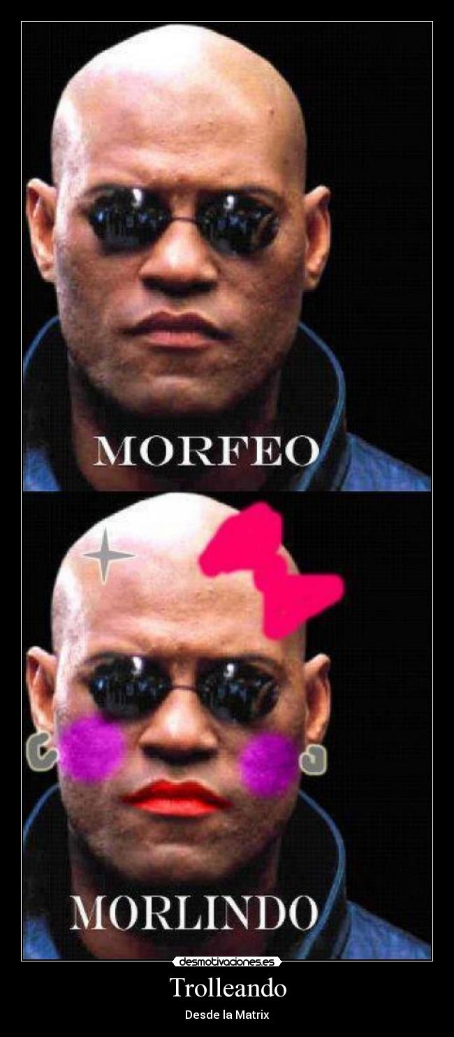 carteles santiimartinez morfeo morlindo troll matrix desmotivaciones