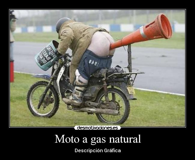 Moto a gas natural -