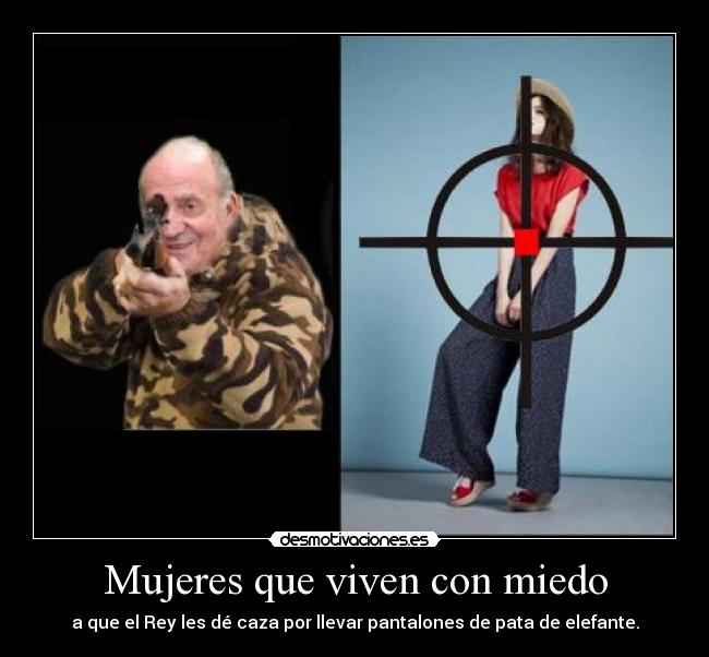 Mujeres que viven con miedo -