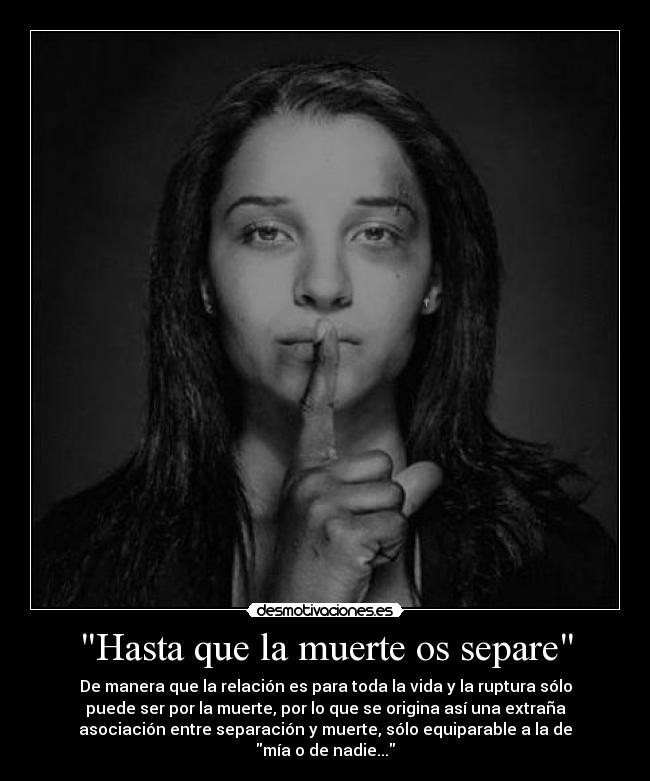 Hasta que la muerte os separe -