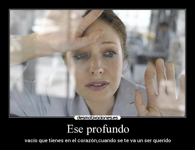 Ese profundo - 