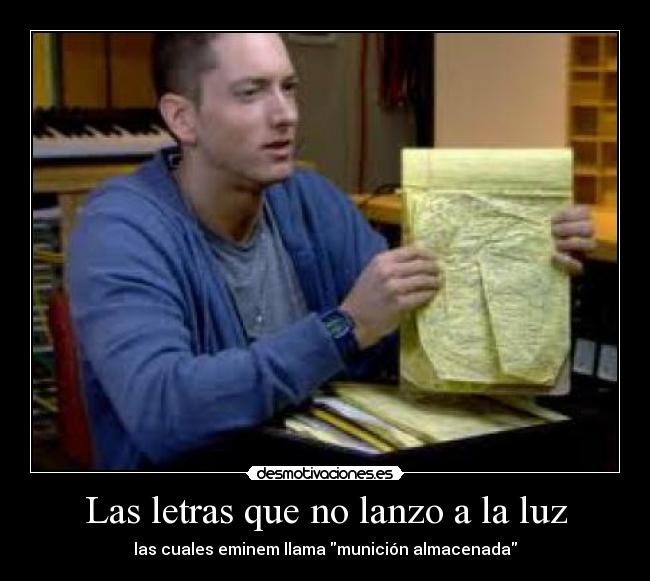 Las letras que no lanzo a la luz -