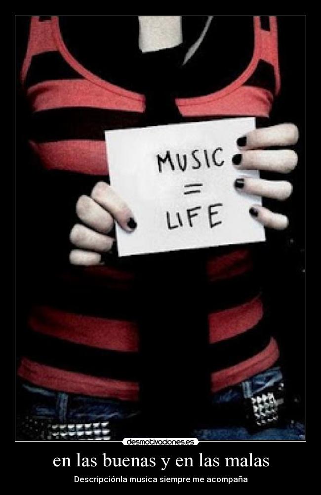 en las buenas y en las malas -