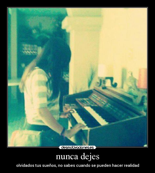 carteles nunca dejes desmotivaciones