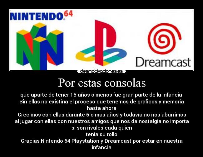 Por estas consolas - 
