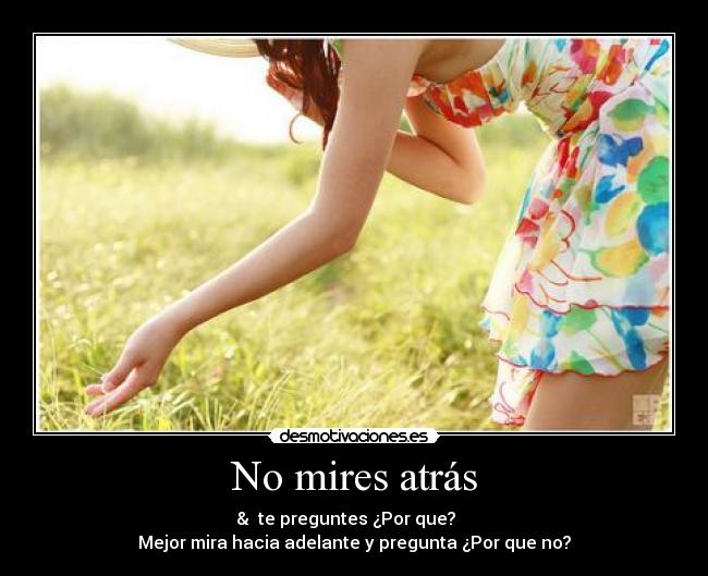 No mires atrás -