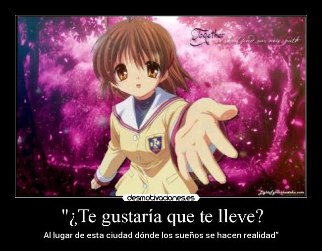 carteles ciudad suenos clannad desmotivaciones