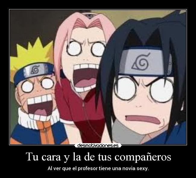 Tu cara y la de tus compañeros -