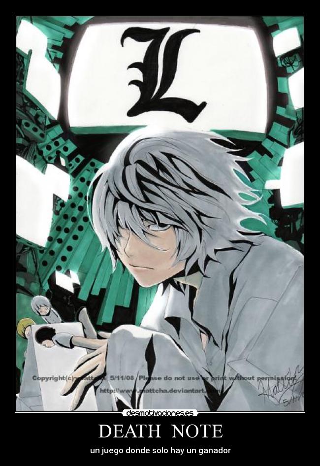 DEATH NOTE - un juego donde solo hay un ganador