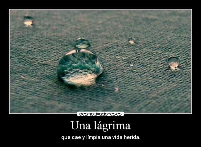 Una lágrima - 