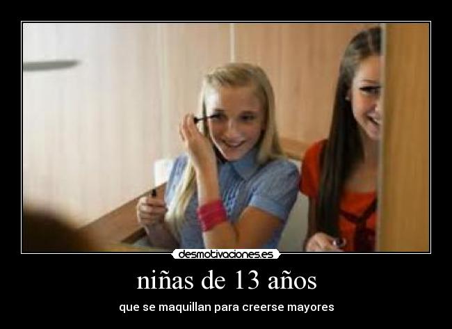 niñas de 13 años -