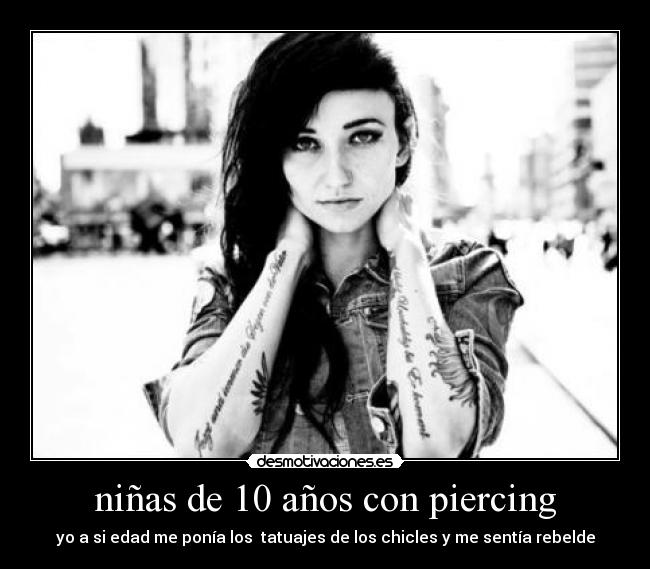 niñas de 10 años con piercing -