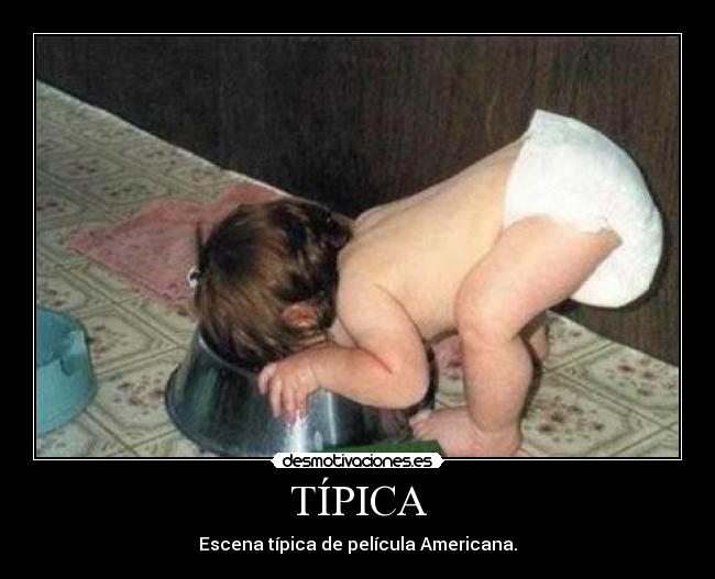 TÍPICA - Escena típica de película Americana.