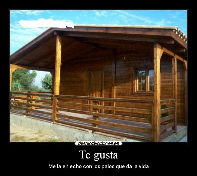 Te gusta - Me la eh echo con los palos que da la vida